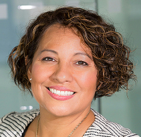 Portrait of Claire Ashford, head of compliance, in a financial regulation context